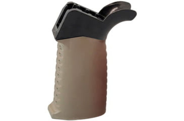 Image of TAC Smooth Pattern Over-Molded AR Pistol Grip, Flared Top, Dark Earth Tan, CS04S1-DE