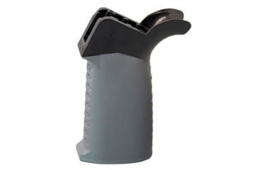 Image of TAC Smooth Pattern Over-Molded AR Pistol Grip, Flared Top, Gray, CS04S1-GY