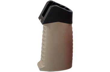 Image of TAC Smooth Pattern Over-Molded AR Pistol Grip, Straight Top, Dark Earth Tan, CS03S1-DE
