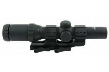 Image of Tacfire 1-4X24 Tri Ill. CQB Scope With Cantilever Mount, Etched Glass Dot Reticle, Black SCT1424D