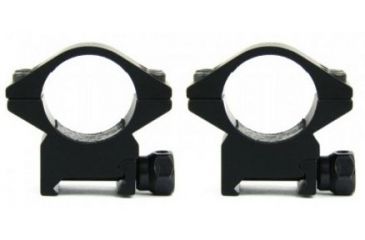 Image of Tacfire 1in Rings/Low Profile Scope Rings, Heavy Duty, Black R03