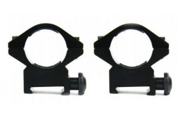 Image of Tacfire 1in Rings/Low Profile Scope Rings, Black R01