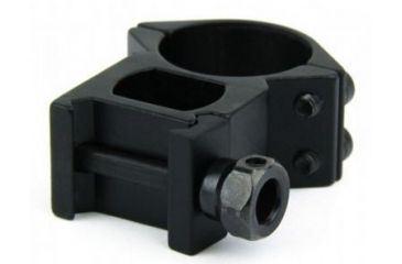 Image of Tacfire 1in Rings/Medium Profile Scope Rings, Heavy Duty, Black R04