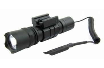 Image of TacFire Cree LED Tactical Flashlight, CR123A, 220 Lumens, Black, FLR220, EDEMO1