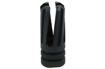 Image of Tacfire .223/.556 1/2inX28 Thread 4 Prong Twist Muzzle Brake w/Crush Washer/Steel, Black MZ1005