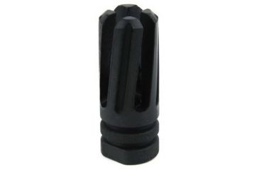 Image of Tacfire .223/.556 1/2inX28 Thread 4 Prong Twist Muzzle Brake w/Crush Washer/Steel, Black MZ1005