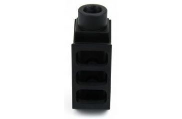 Image of Tacfire .223/.556 1/2inX28 Thread 50 Cal Style Muzzle Brake/Aluminum, Black MZ1013