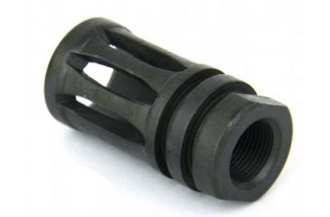 Image of Tacfire .223/.556 1/2inX28 Thread Bird Cage A2 Muzzle Brake/Steel, Black MZ1001-A2