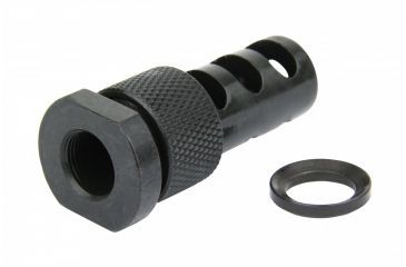 Image of Tacfire .223/.556 1/2inx28 Thread Krinkov Hollow Style 3-Piece Muzzle Brake w/Crushwasher/Steel, Black, MZ1015-3P