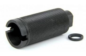 Image of Tacfire .223/.556 1/2inX28 Thread Krinkov Style 1-Piece Muzzle Brake w/Crush Washer/Steel, Black MZ1007