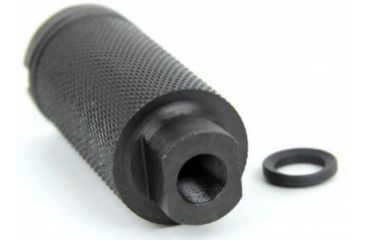 Image of Tacfire .223/.556 1/2inX28 Thread Krinkov Style 1-Piece Muzzle Brake w/Crush Washer/Steel, Black MZ1007