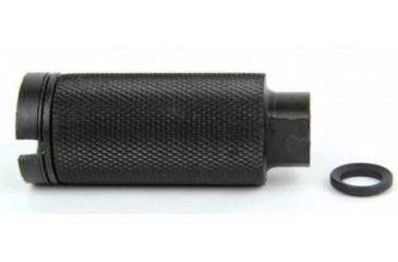 Image of Tacfire .223/.556 1/2inX28 Thread Krinkov Style 1-Piece Muzzle Brake w/Crush Washer/Steel, Black MZ1007