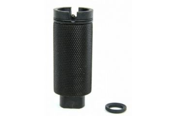 Image of Tacfire .223/.556 1/2inX28 Thread Krinkov Style 1-Piece Muzzle Brake w/Crush Washer/Steel, Black MZ1007