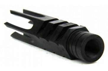 Image of Tacfire .223/.556 1/2inX28 Thread Spike Style Cnc Machined Muzzle Brake/Parkerized Steel, Black MZ1012