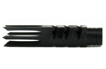 Image of Tacfire .223/.556 1/2inX28 Thread Spike Style Cnc Machined Muzzle Brake/Parkerized Steel, Black MZ1012