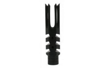 Image of Tacfire .223/.556 1/2inX28 Thread Spike Style Cnc Machined Muzzle Brake/Parkerized Steel, Black MZ1012