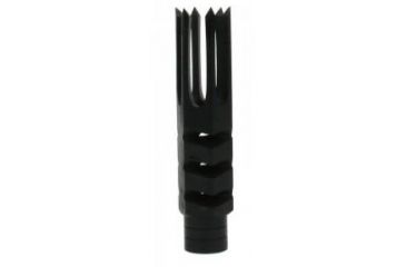 Image of Tacfire .223/.556 1/2inX28 Thread Spike Style Cnc Machined Muzzle Brake/Parkerized Steel, Black MZ1012