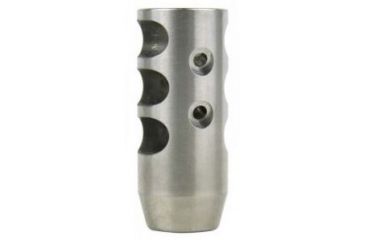 Image of Tacfire .223/.556 1/2inX28 Tpi Compact Size Muzzle Brake w/Crush Washer, Stainless Steel MZ1002SS