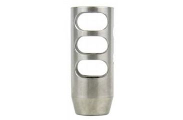 Image of Tacfire .223/.556 1/2inX28 Tpi Compact Size Muzzle Brake w/Crush Washer, Stainless Steel MZ1002SS