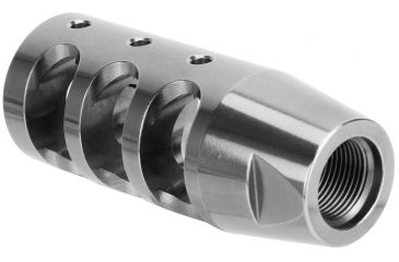 Image of Tacfire .223/.556 1/2inX28 Tpi Compact Size Muzzle Brake w/Crush Washer, Stainless Steel MZ1002SS