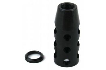 Image of Tacfire .223/.556 1/2inX28 Tpi Compact Size Muzzle Brake w/Crush Washer/Steel, Black MZ1002