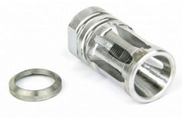 Image of Tacfire .308 5/8inX24 Thread Bird Cage Muzzle Brake w/Crush Washer, Stainless Steel MZ1001-3SS