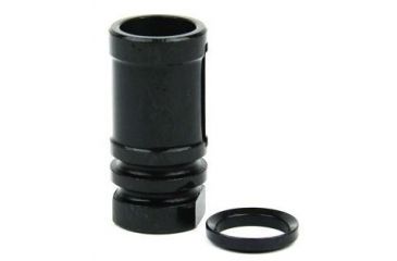 Image of Tacfire .308 5/8inX24 Thread Bird Cage Muzzle Brake w/Crush Washer/Stainless Steel, Black MZ1001-3B