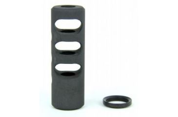 Image of Tacfire .308 5/8inX24 Thread Full Size Muzzle Brake w/Crush Washer, Black MZ1003-3B