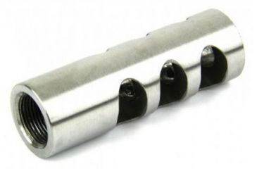 Image of Tacfire .308 5/8inX24 Thread Full Size Muzzle Brake w/Crush Washer, Stainless Steel MZ1003-3SS