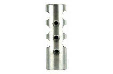 Image of Tacfire .308 5/8inX24 Thread Full Size Muzzle Brake w/Crush Washer, Stainless Steel MZ1003-3SS