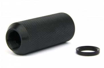 Image of Tacfire .308 5/8inx24 Thread Krinkov Hollow Style 1-Piece Muzzle Brake w/Crushwasher/Steel, Black, MZ1015-308, EDEMO1