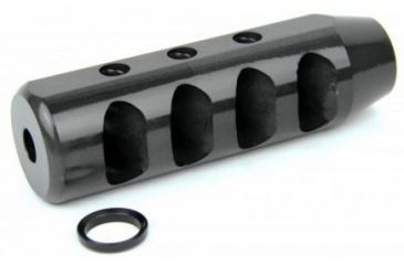Image of Tacfire .308 5/8inX24 Thread Oversized 20 Oz. Competition Muzzle Brake w/Crush Washer/Steel, Black MZ1011, EDEMO1
