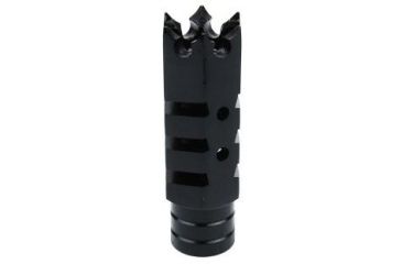 Image of Tacfire .308 5/8inX24 Thread Shark Muzzle Brake w/Crush Washer/Steel, Black MZ1004-3B