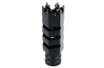 Image of Tacfire .308 5/8inX24 Thread Shark Muzzle Brake w/Crush Washer/Steel, Black MZ1004-3B