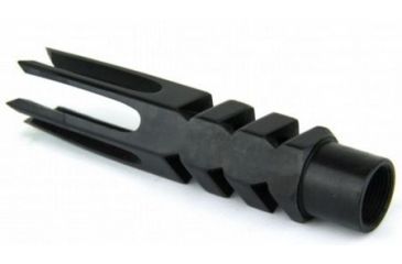 Image of Tacfire .308 5/8inX24 Thread Spike Style Cnc Machined Muzzle Brake/Parkerized Steel, Black MZ1012-3B, EDEMO1