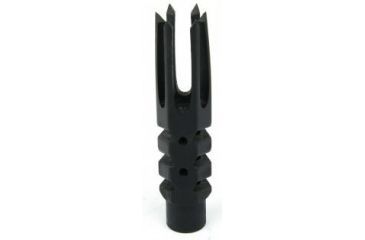 Image of Tacfire .308 5/8inX24 Thread Spike Style Cnc Machined Muzzle Brake/Parkerized Steel, Black MZ1012-3B, EDEMO1