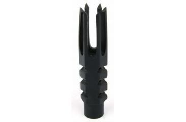 Image of Tacfire .308 5/8inX24 Thread Spike Style Cnc Machined Muzzle Brake/Parkerized Steel, Black MZ1012-3B, EDEMO1