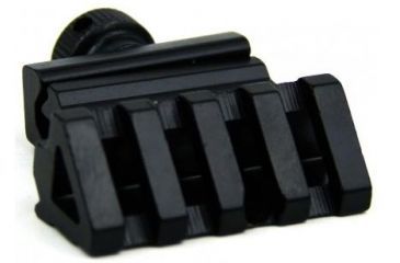 Image of Tacfire .45 Degree Offset Picatinny Rail Mount w/Thumb Screw, Black MAR055
