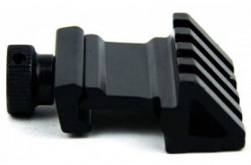 Image of Tacfire .45 Degree Offset Picatinny Rail Mount w/Thumb Screw, Black MAR055
