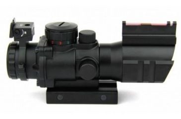 Image of Tacfire 4X32 Tri-Ill. Scope w/Fo Sight/Rapid Ranging, Black SCDFO432-R