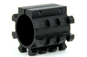 Image of Tacfire 5 Side 1in Shotgun Magazine Tube Mount/Picatinny, Black MSG001