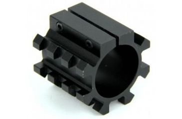 Image of Tacfire 5 Side 1in Shotgun Magazine Tube Mount/Picatinny, Black MSG001