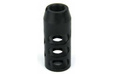 Image of Tacfire 7.62/39mm 14-1 Left Hand Tpi Compact Size Muzzle Brake/Steel, Black MZ2002