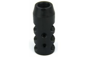 Image of Tacfire 7.62/39mm 14-1 Left Hand Tpi Compact Size Muzzle Brake/Steel, Black MZ2002