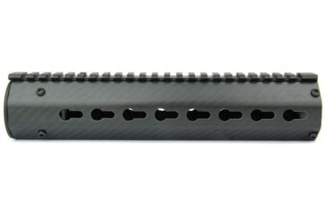 Image of Tacfire 8 Angled AR-15 Carbon Fiber KeyMod Free Float Handguard, Black, 10in HG06-8A-10