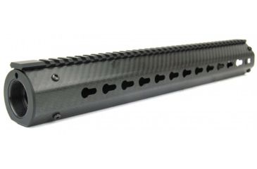 Image of Tacfire 8 Angled AR-15 Carbon Fiber KeyMod Free Float Handguard, Black, 15in HG06-8A-15
