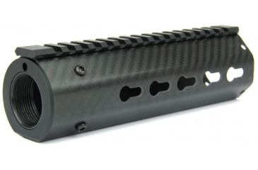 Image of Tacfire 8 Angled AR-15 Carbon Fiber KeyMod Free Float Handguard, Black, 7in HG06-8A-7