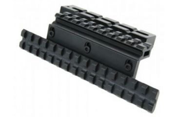 Image of Tacfire AK Double Side Scope Mount w/Adjustable Windage &amp; Elevation, Black MAK005