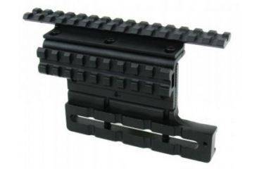 Image of Tacfire AK Double Side Scope Mount w/Adjustable Windage &amp; Elevation, Black MAK005