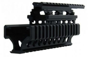 Image of Tacfire Ak/Romanian &amp; Variants Tactical Quad Rail, Black HGAK-1